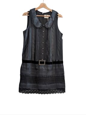 Anna Sui Target Sleeveless Satin Mini Dress NWT